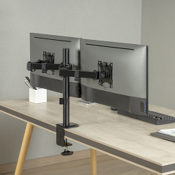 Dual-Monitor Steel Articulating Monitor Mount
