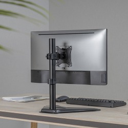 Single-Monitor Steel Articulating Monitor Stand
