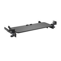  Height Adjustable Clamp-On Keyboard Tray (Large)