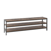 3-Tier Industrial Style Media Console (Large)