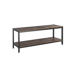 2-Tier Industrial Style Media Console (Small)