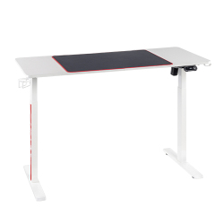 RGB Lighting Sit-Stand Gaming Desk with Creative Control Panel (Single-Motor)