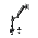  Single Monitor Pole-Mounted Spring-Assisted Monitor Arm