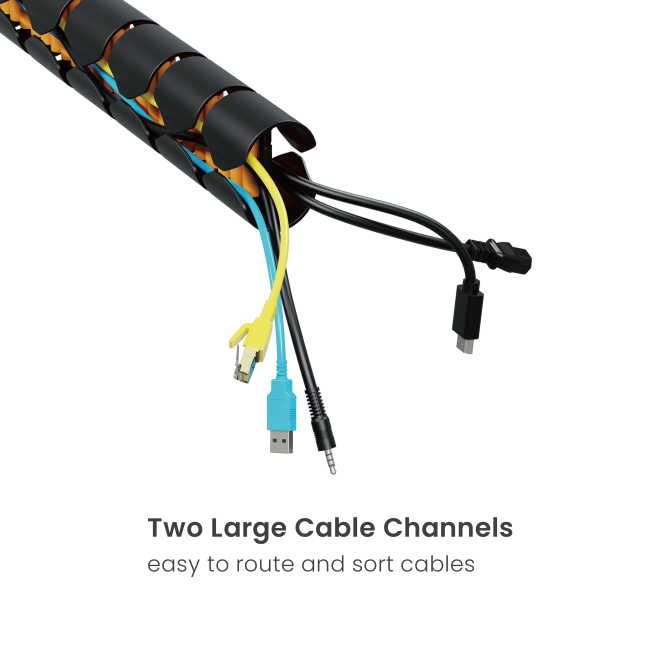 Screw-Mounted Gaming Cable Management Spine CC10-12 Manage Cables with Ease! from china(chinese)