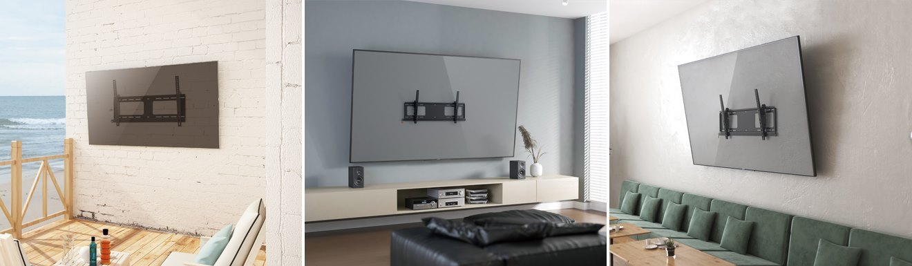 ヘビーデューティー固定式＆角度調節式テレビ壁掛け金具（屋内＆屋外ソリューション） LP38 Series