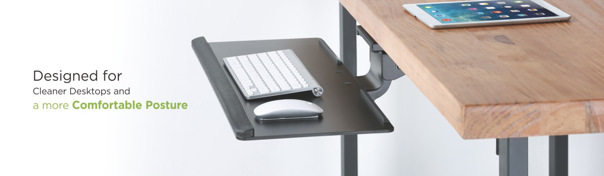Under Desk Adjustable Keyboard Tray KBT-02/03/04