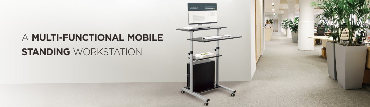 Height Adjustable Multi-Purpose Mobile Workstation WST-01 Series