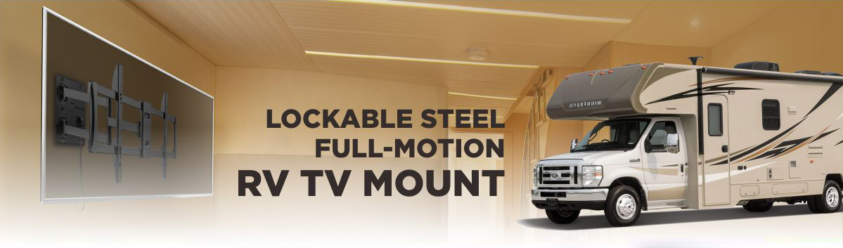 Lockable Steel Full-motion RV TV Mount LPA39-R Series