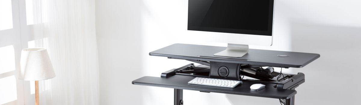 Electric Scissor Lift Desktop Sit-Stand Workstation DWS18 Series