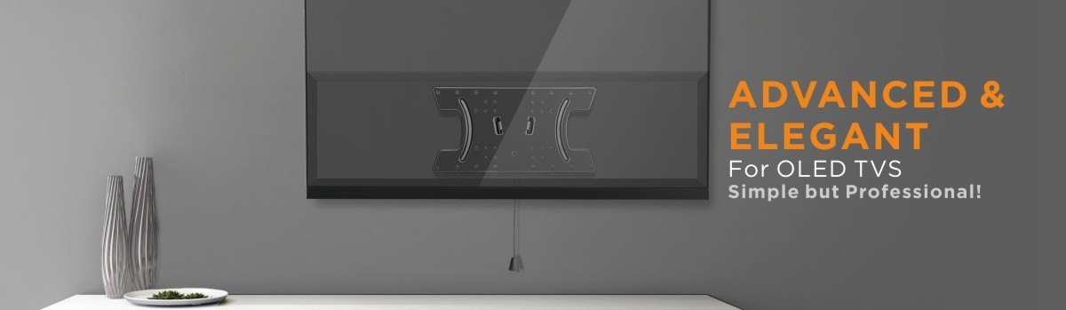 固定式＆角度調節式OLEDテレビ壁掛け金具 KM30 Series