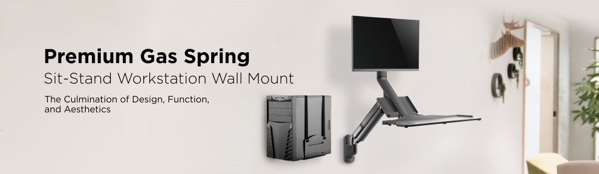Premium Gas Spring Computer Wall Mounts WWS05 Series