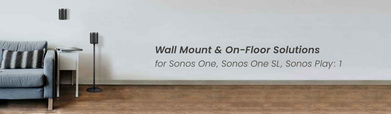 Mounting Solutions for Sonos One & Sonos One SL & Sonos Play: 1 SB-54 Series/SB-631/BS-603ONE