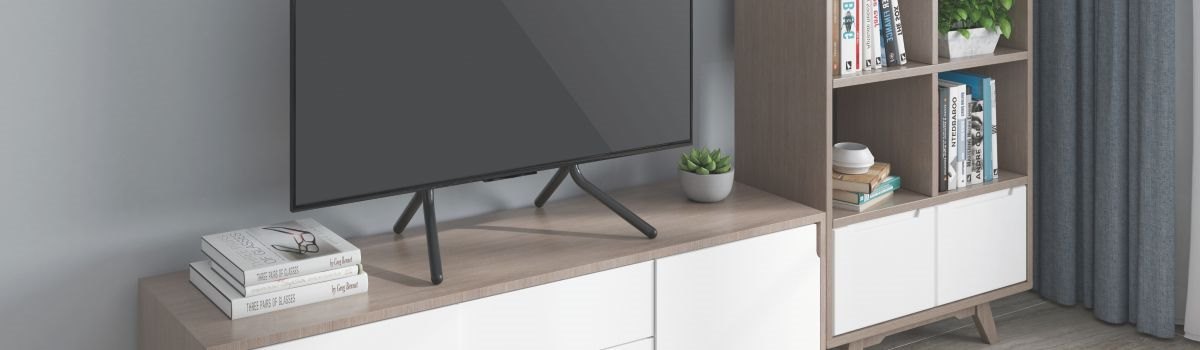 Slim & Minimalist Design Tabletop TV Stand LDT03-19L/LDT03-20L