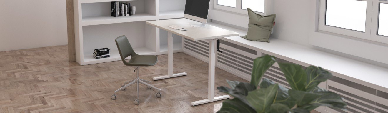 Elemental Manual Sit-Stand Desks N06 Series
