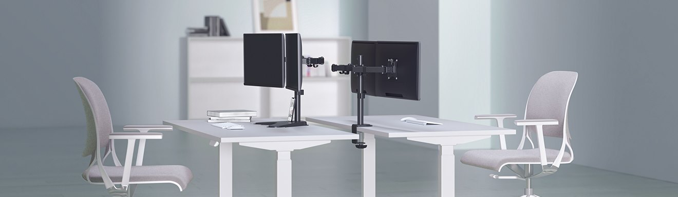 Classic Steel Articulating Monitor Arms & Stands LDT66 Series