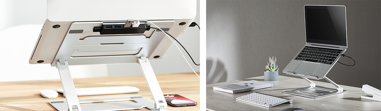 Foldable Double-Layer Laptop Risers Double-Layer Series