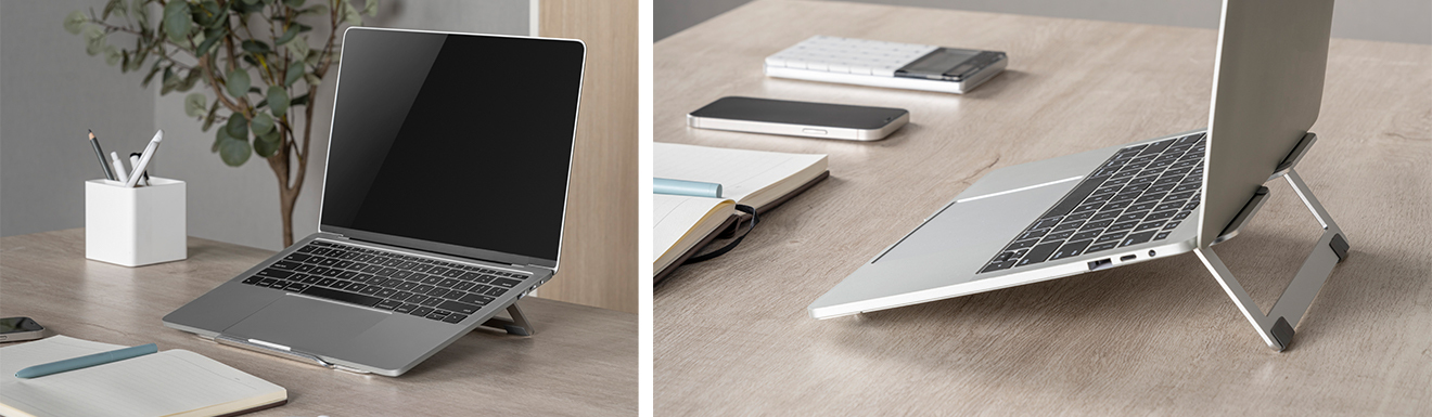 Slim Portable Laptop Risers Window-Style Series