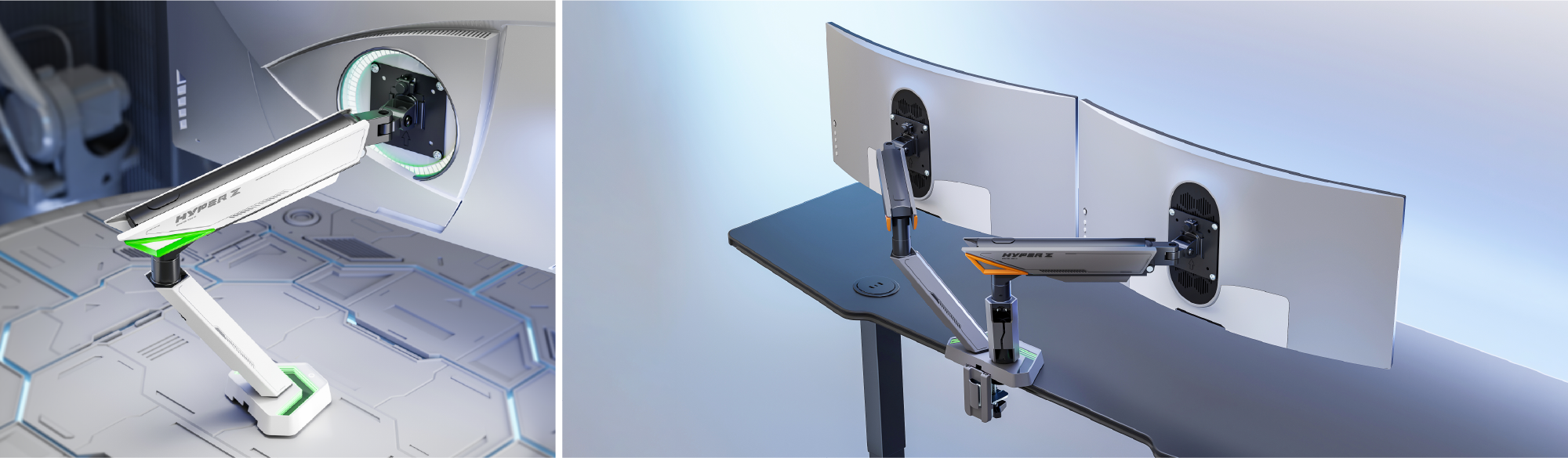 Mecha Mechanical Spring Monitor Arms LDT93 Series