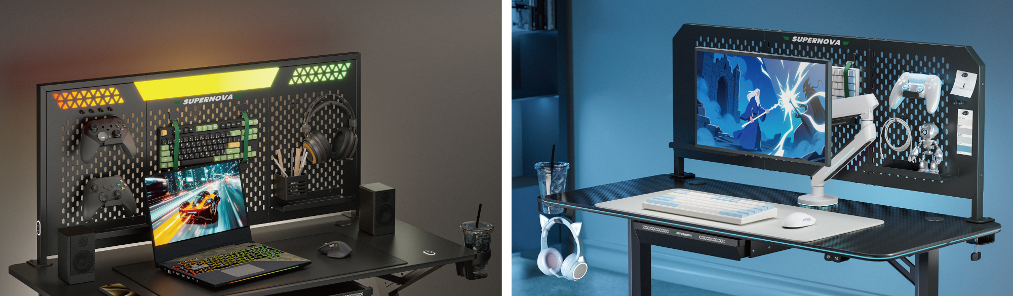 Gaming Storage Pegboards & Accessories  PB-017 & PB-018 Series & DA20-1