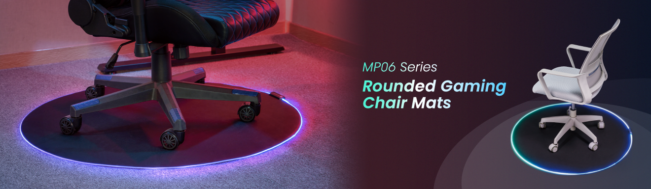 Rounded Gaming Chair Mats MP06 Series