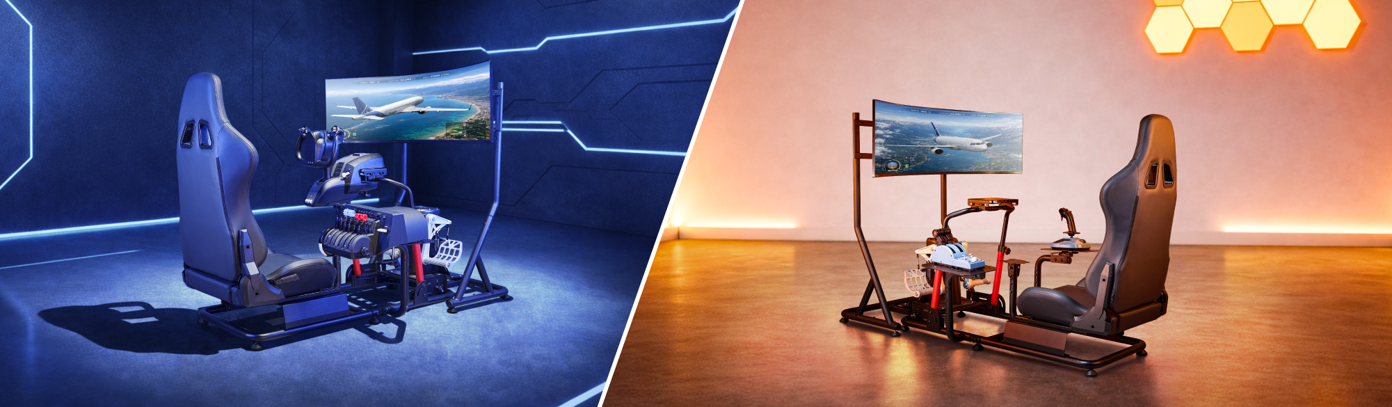  Immersive Flight Simulator Cockpit & Stand LRS17 Series