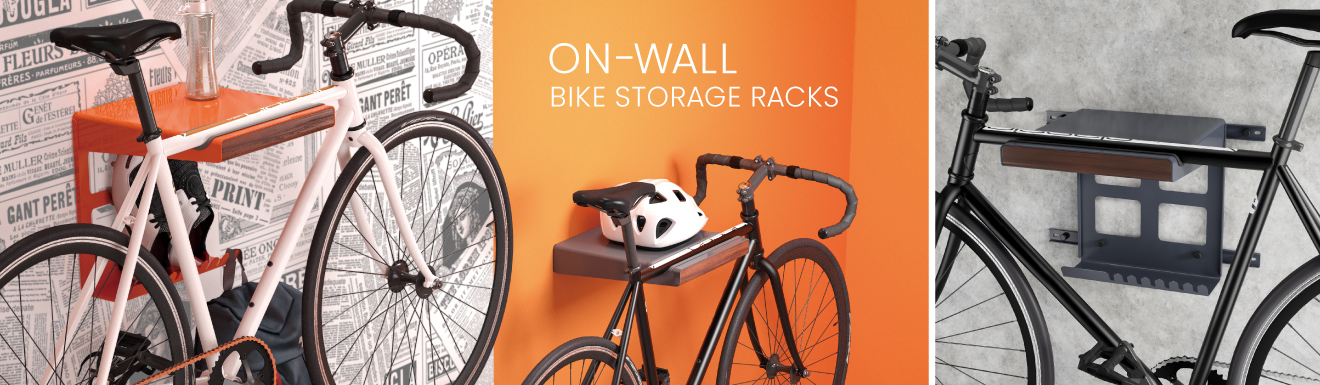  On-Wall Bike Storage Racks LBM-08 Series