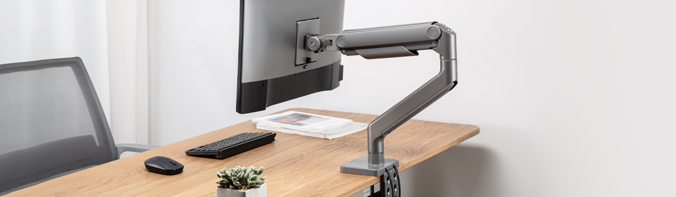 Economical Heavy-Duty Spring-Assisted Monitor Arms LDT74 Series