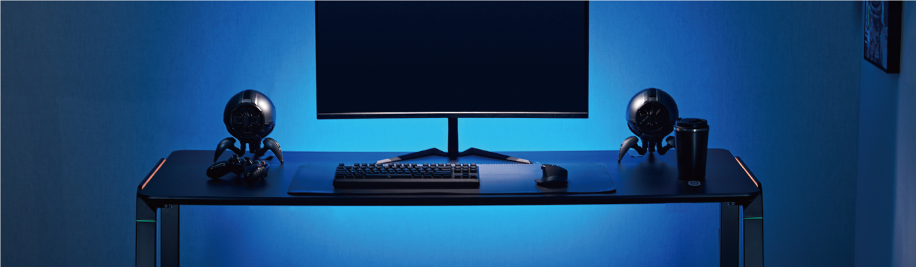 Signature Gaming Desks with RGB Lighting GMD05 Series