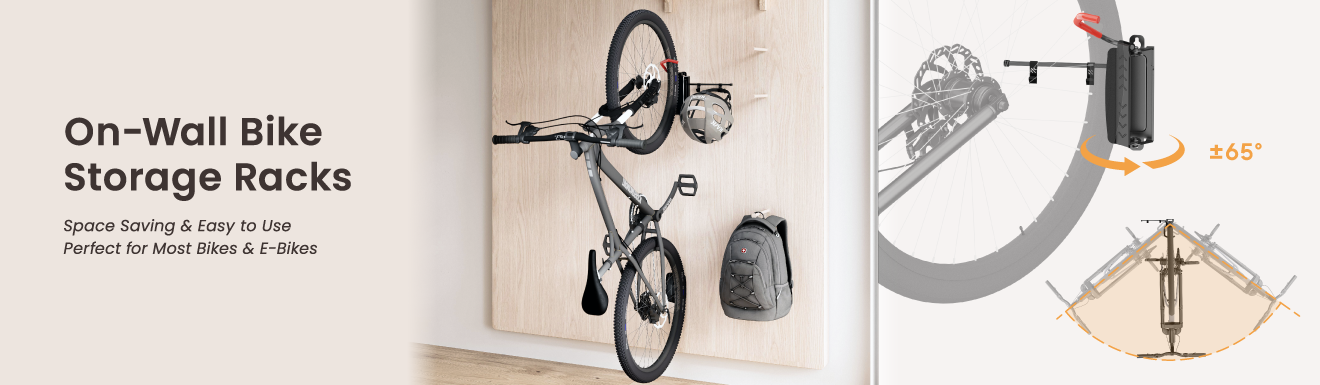 On-Wall Bike Storage Racks LBM10 Series