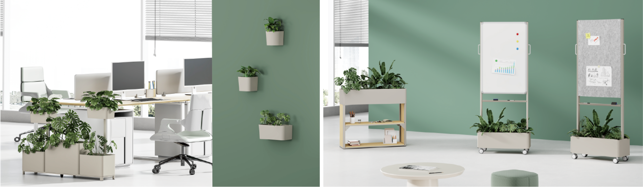 Indoor Floor & Wall Planters PST Series 