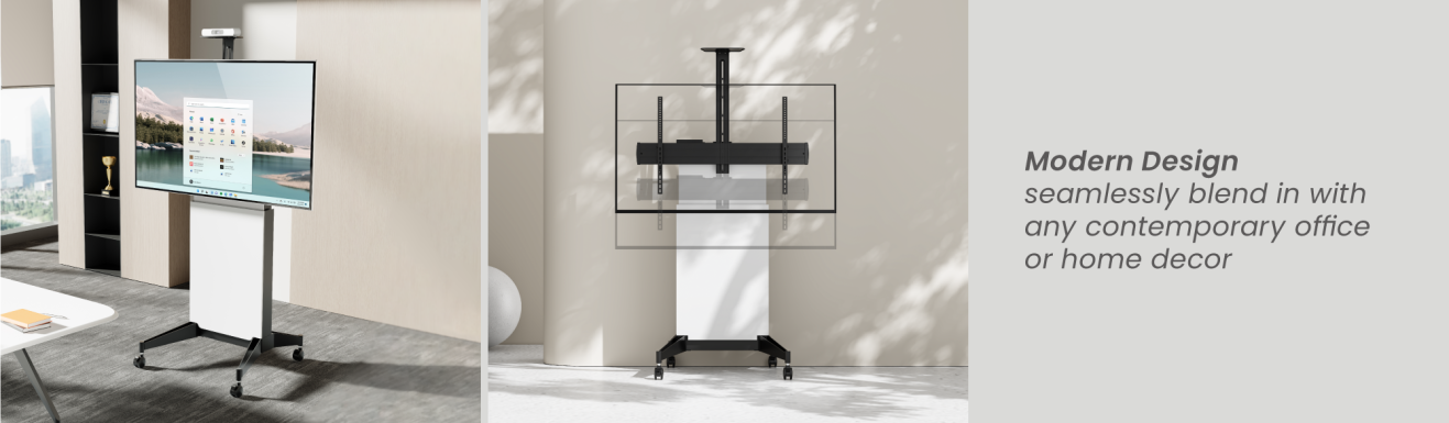 Motorized Height Adjustable TV Carts & Stands TT18 Series