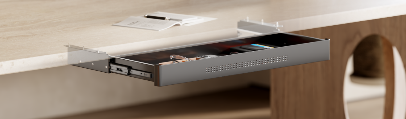 Under Desk Storage Drawers & Shelf DA16 Series