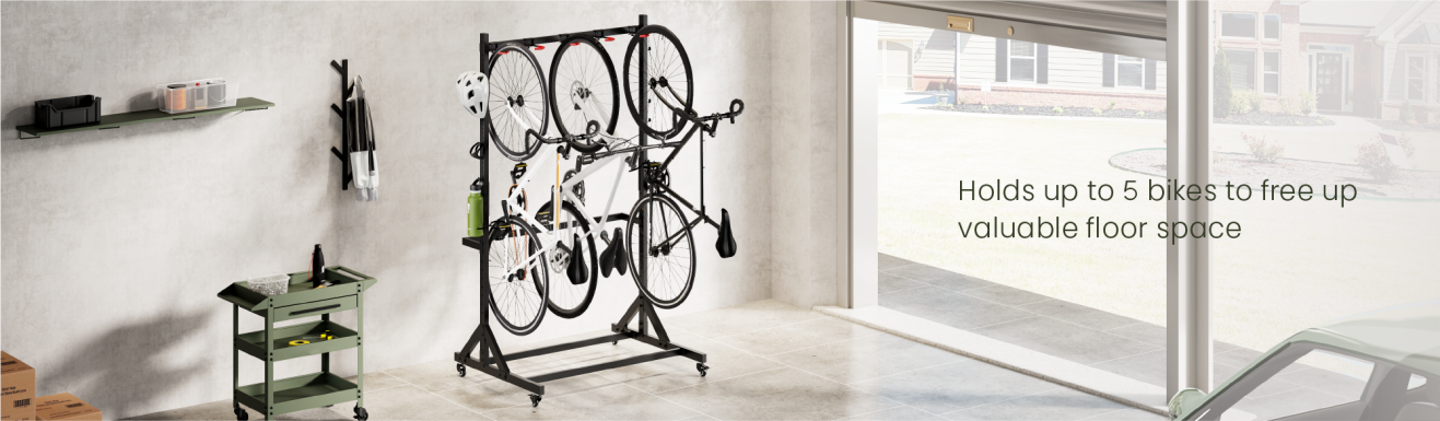 Mobile Freestanding Vertical Bike Racks LBS06 Series