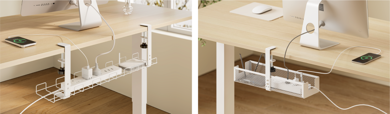 Under-Desk Cable Management Trays CC11-14 & 15 Series