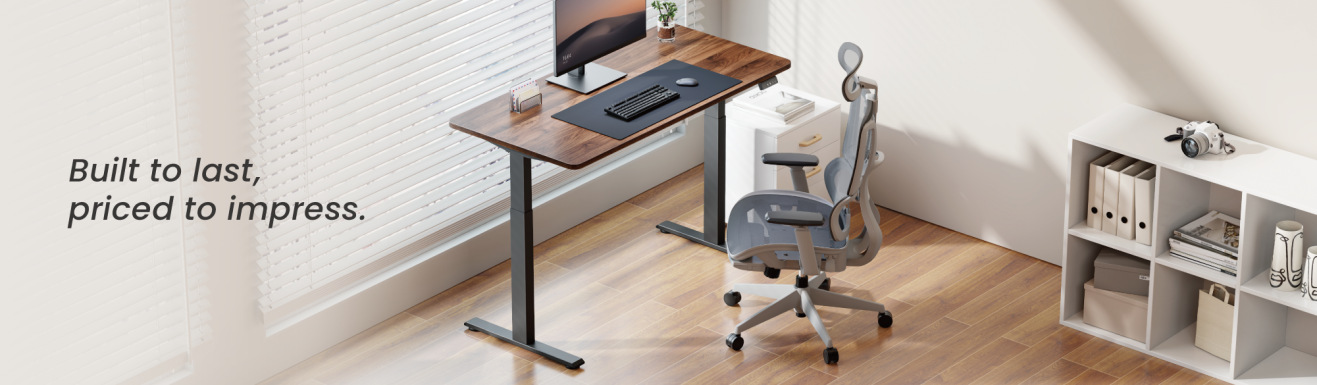 Sturdy Single-Motor Sit-Stand Desks S22 Series