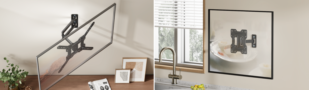 Economy Full-Motion TV Wall Mounts LDA41 Series