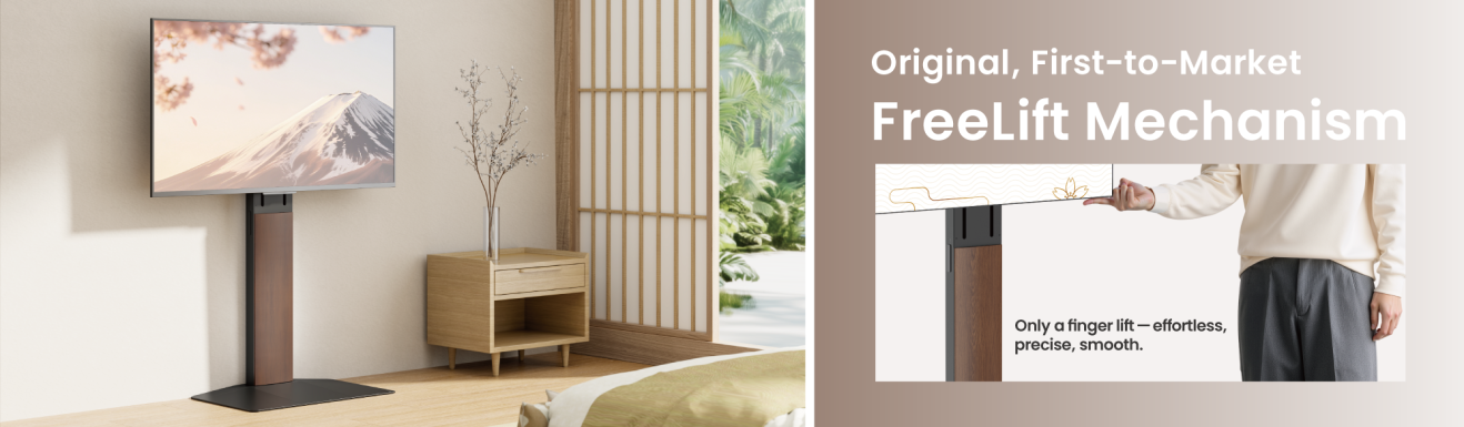 FreeLift Super-Sized Base TV Stands & Carts FS61 Series