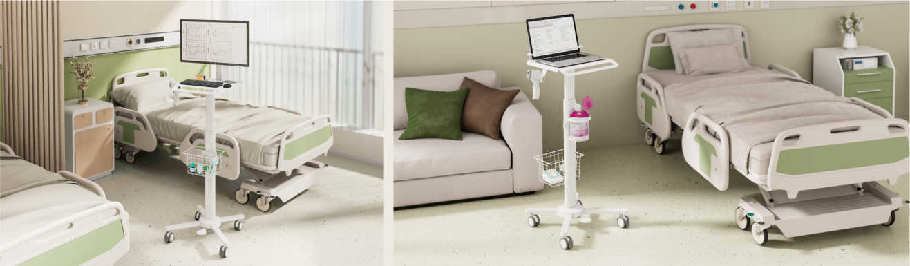 Economy Modular Medical Carts & Accessories MED13 & MEA03 Series