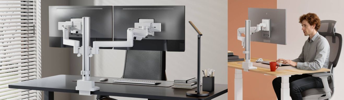 Modular Mechanical Spring Monitor Arm System LDT86 Modular Series