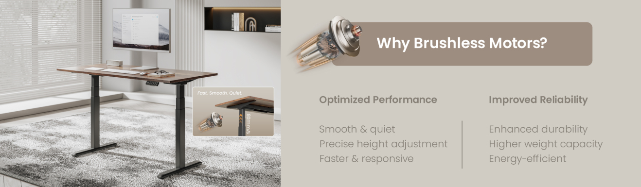 SwiftRise Brushless Dual-Motor Sit-Stand Desks M18 Series