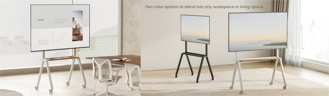 Minimal Heavy-Duty TV Carts TT23 Series