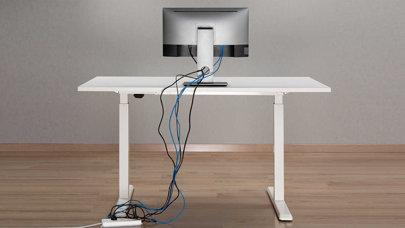 Cable-management-system for Desk Organization Cable Organizer Cable Holder  Solution for Neatly Organized Cables 